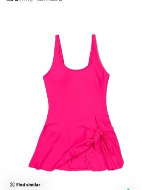 NWT Ladies One Piece NeoWave Bathing Suit with Skirt. Size L (runs small)